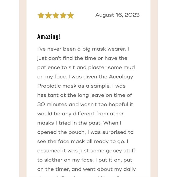 Aceology PROBIOTIC RESTORING BIODEGRADABLE MASK SET - Picture 9 of 10